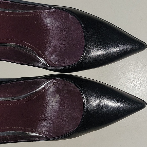 STUART WEIZTMAN black Leather Pumps Size 9.5 - Picture 9 of 16